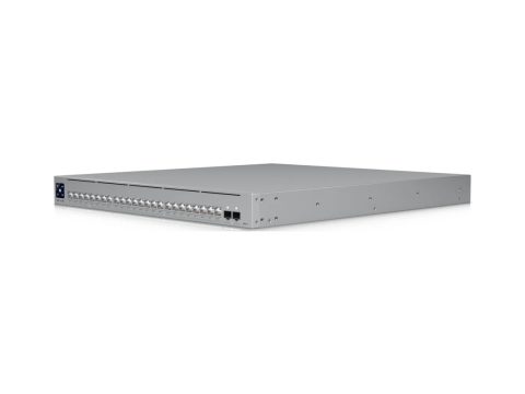 Коммутатор, Ubiquiti, USW-Pro-XG-24-PoE, управляемый L3, 8 порта RJ45 PoE+++ 10/100/1000/2500 Mbps, 16 порта RJ45 PoE+++ 10G/5G/2.5G/1G/100M, , Total PoE 720W, 4 порта SFP28, Стоечный