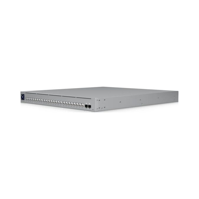 Коммутатор, Ubiquiti, USW-Pro-XG-24-PoE, управляемый L3, 8 порта RJ45 PoE+++ 10/100/1000/2500 Mbps, 16 порта RJ45 PoE+++ 10G/5G/2.5G/1G/100M, , Total PoE 720W, 4 порта SFP28, Стоечный