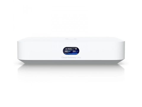 Маршрутизатор, Ubiquiti, UCG-Fiber, Cloud Gateway, LAN: RJ45 4 х 1/2,5 Гбит/с, RJ45 1 х 10 Гбит/с, SFP+, WAN: комбо RJ45 1 х 10 Гбит/с / SFP+, до 5Gbps, 50+ UniFi devices and 500+ clients,