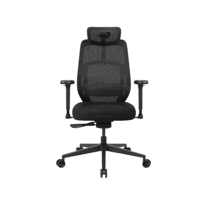 Игровое компьютерное кресло, Aerocool, SKY 360, Сетка MESH, (Ш)65*(Г)70*(В)122 (132) см, Черный