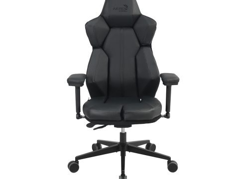 Игровое компьютерное кресло, Aerocool, XTAL-Racer Black, Искусственная кожа (RACER), (Ш)65*(Г)70*(В)122 (132) см, Черный