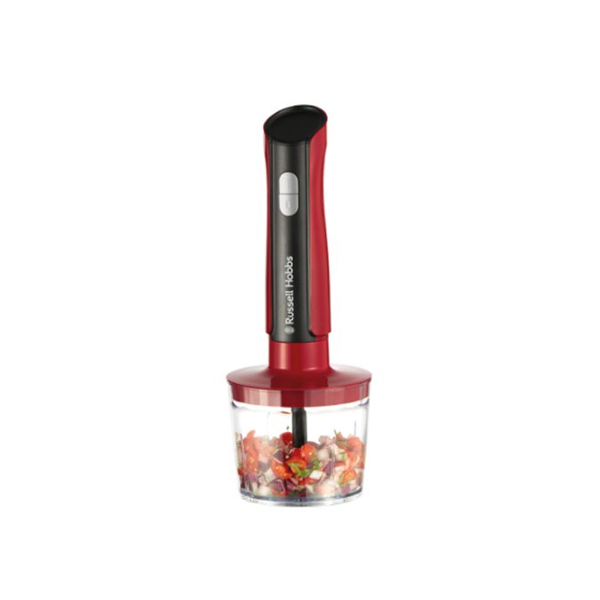 Блендер погружной, Russell Hobbs, 27140-56, Мощностью 500 Вт, Полезый объём 1 л, Красный