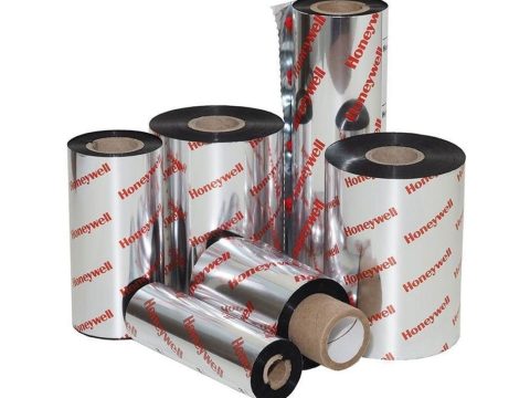 Термотрансферная лента (риббон) восковосмоляная, Honeywell, 1-970700-05-0, TMX2010, Core 25.4, ширина 110 мм, длина 300 м, наружное покрытие, для мелованных бумаг и синтетики, (1 рулон)
