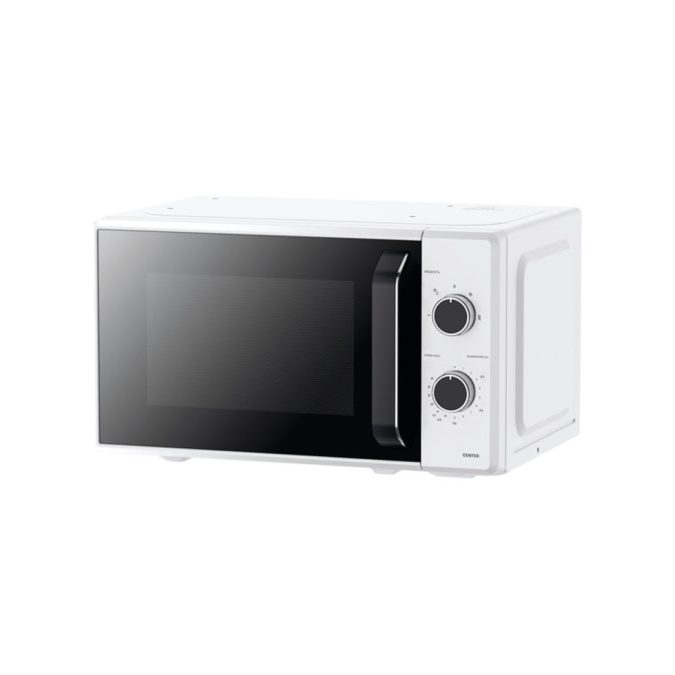 Микроволновая печь, Centek, CT-1550 White, 700 Вт, 20л, 5 режимов, Подсветка, Открывание дверцы ручкой, Таймер 35 мин, Белый