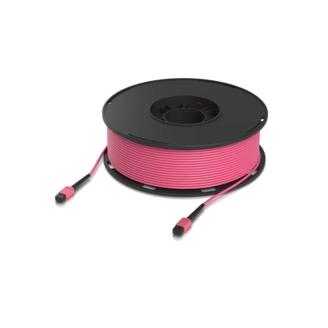 Патч корд оптоволоконный, Ubiquiti , OM4, MPO-12, UPC, UACC-OFC-MA-MPMP-100M