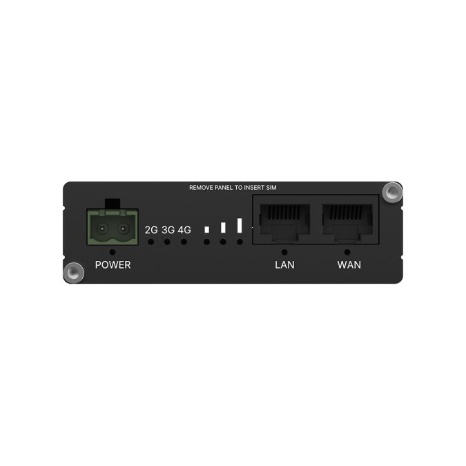 Роутер, Teltonika, RUT206, LTE Cat4 150/50Мбит/с, WiFi 802.11b/g/n, 2 Ethernet 10/100Мбит/с (WAN/LAN), RS232/RS485, dualSIM, microSD, 9–30В DC, промышленное исполнение