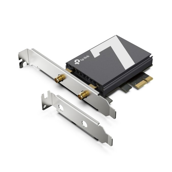 Сетевой адаптер, Tp-Link, Archer TBE550E, 802.11a/b/g/n/ac/ax/be, BE9300 , 2,4 ГГц/5 ГГц/6 ГГц..