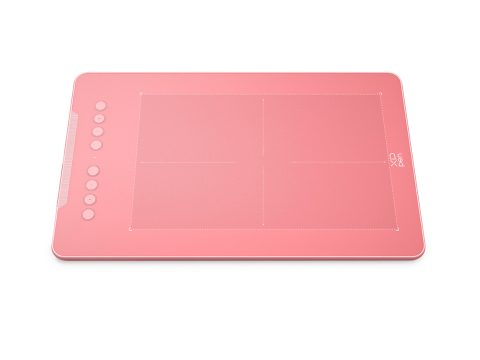 Графический планшет, XP-Pen, Deco 01 (V3) pink, Разрешение 5080 lpi, Чувствительность к нажатию 8192, Интерфейс USB, Рабочая область 10"х6,25", розовый