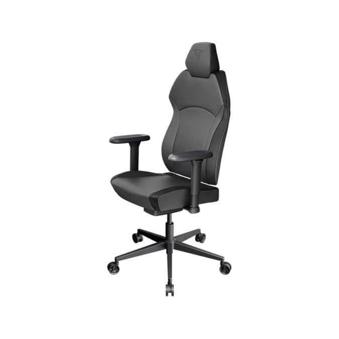 Игровое компьютерное кресло, ThunderX3, SOLO 360-Modern Black, Искусственная кожа (MODERN), (Ш)72*(Г)48*(В)140(127) см, Черный