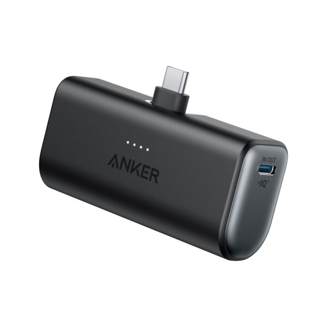 Портативный внешний аккумулятор, Anker, (A1653H11), 5000mAh, 3А, 22.5W. Черный