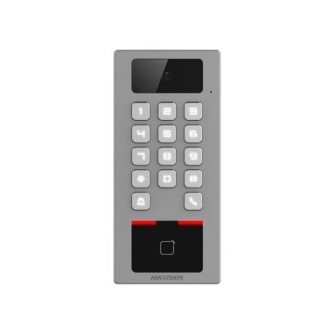 Терминал доступа, Hikvision, DS-K1T502DBWX-CE1, Тип карты: M1 card / M1 card content / DESFire card, Степень защиты: IK09 / IP65