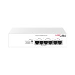 Коммутатор, H3C, Aolynk ES100-6G-HP, Неуправляемый, 2 uplink порта, 4 порта 10/100/1000Base RJ45 4 PoE+, DIP переключатель режимов, Настольный, 802.3af/at, бюджет 65W