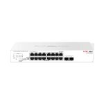 Коммутатор, H3C, Aolynk US110-16G2MF, Управляемый L2, 16 портов Ethernet 10/100/1000 Base-T, 2 порта SFP 2,5G/1G, Кнопочный переключатель - переключатель режимов, Стоечный
