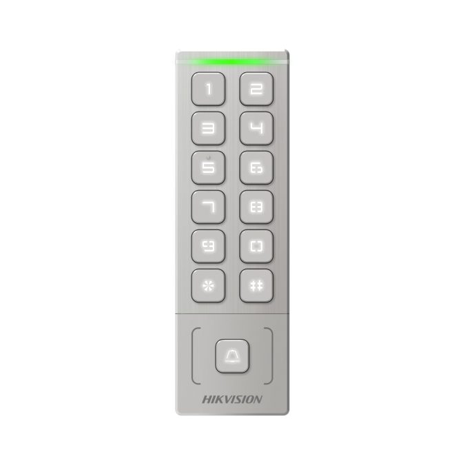 Терминал доступа, Hikvision, DS-K1T809MWX, Пользователи: до 1000, Карты: до 5000, Тип карты: M1 card
