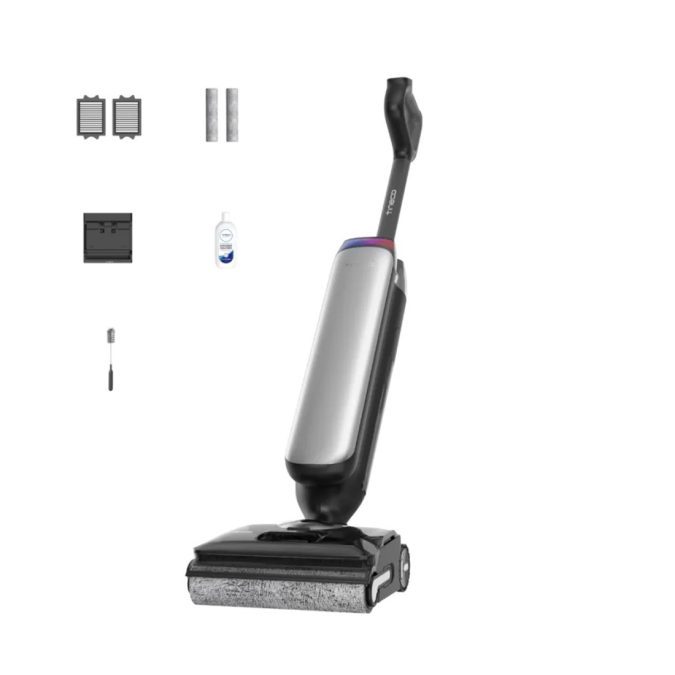 Беспроводной моющий вертикальный пылесос, Tineco, Floor One S9 Artist, FW2C1100TR, Серебристый