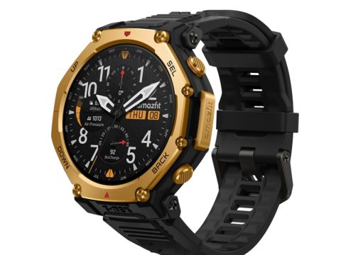 Смарт часы, Amazfit, T-Rex 3 Pro A2444, HD-дисплей AMOLED 1.5 дюйма, Разрешение 480*480 pixel, GPS, GLONASS, Beidou, Galileo, QZSS, Водонепроницаемые (10 ATM), Аккумулятор 700 мАч, Время работы до 25 дней, Черный