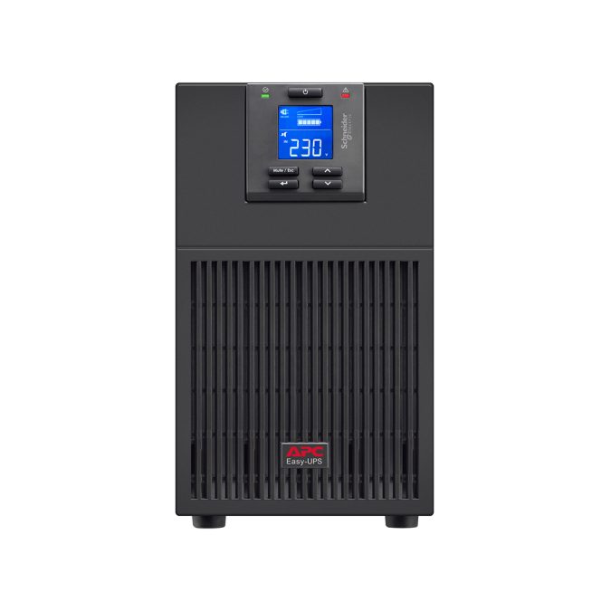 Источник бесперебойного питания, APC, Easy UPS SRV3KI-E, Онлайн, Мощность 3000ВА/2700Вт, Напольный, 230В, Вых: 6x IEC C13, 1x IEC C19, Intelligent Card Slot, LCD, APCRBCV205, Чёрный