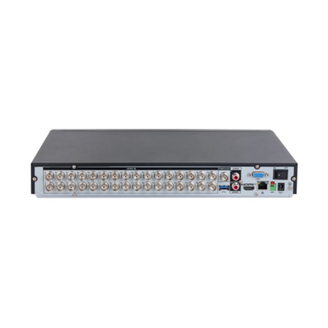 Гибридный видеорегистратор, Dahua, DH-XVR5232AN-I3/T, 32 канала, HDCVI, TVI, AHD, CVBS, IP, Квадруплекс, Разрешение записи: 1080N, 720P, 960H, D1, CIF, Выходы видео: 1 разъем HDMI, 1 разъем VGA