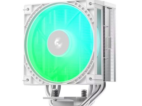Кулер для процессора, Deepcool, AG400 G2 WH ARGB R-AG400-WHAMMG2-G, Intel1851/1700 и AMD AM5/AM4, 240W, 120мм, 500-2500±10%/об/м, 68.85 CFM, 30,93 dB(A), 4pin, 125х92х152мм, Белый