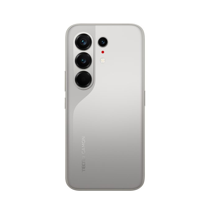 Мобильный телефон, TECNO, CAMON 50 Ultra 5G (CN7c) 256+8 GB, 6.78" AMOLED, Аккумулятор 6500 мАч, 50MPx+50MPx+8MPx/50MPx, MediaTek MT6878T, Android 16, (Nebula Titanium) Серебристый