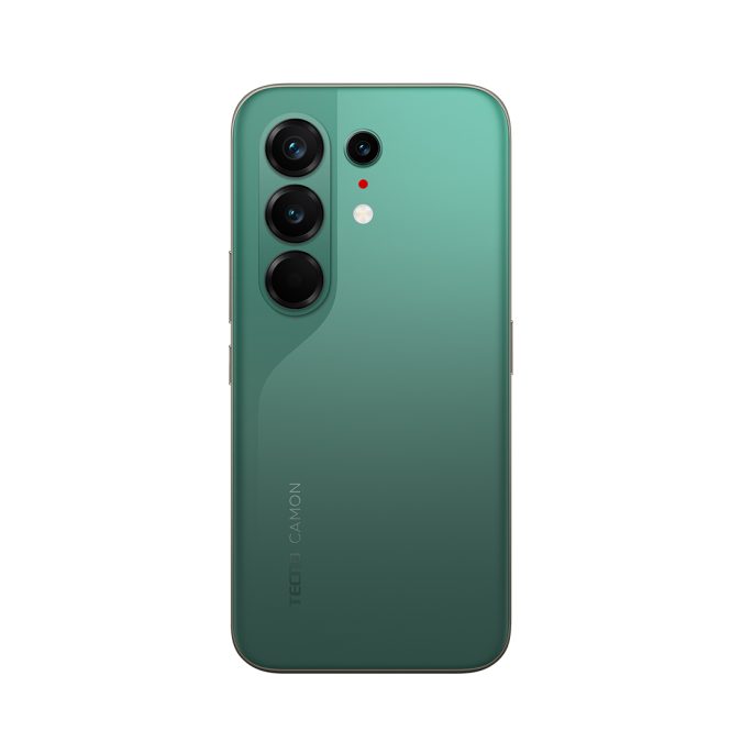 Мобильный телефон, TECNO, CAMON 50 Ultra 5G (CN7c) 256+8 GB, 6.78" AMOLED, Аккумулятор 6500 мАч, 50MPx+50MPx+8MPx/50MPx, MediaTek MT6878T, Android 16, (Cypress Green) Зелёный