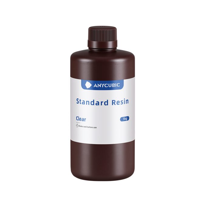 Фотополимерная смола для 3D-печати, Anycubic, Standard Resin SPTCL-10, 1 литр, Clear (Прозрачный)