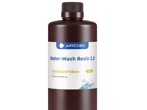 Фотополимерная смола для 3D-печати, Anycubic, Water-Wash Resin 2.0 SSX2GY-10, 1 литр, Grey (Серый)