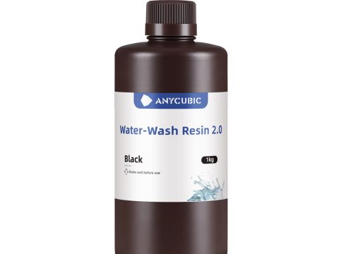 Фотополимерная смола для 3D-печати, Anycubic, Water-Wash Resin 2.0 SSX2BK-10, 1 литр, Black (Черный)