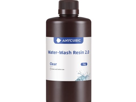 Фотополимерная смола для 3D-печати, Anycubic, Water-Wash Resin 2.0 SSX2CL-10, 1 литр, Clear (Прозрачный)
