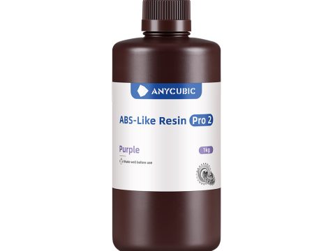 Фотополимерная смола для 3D-печати, Anycubic, ABS-Like Resin Pro 2 SABP2PU-10, 1 литр, Purple (Фиолетовый)
