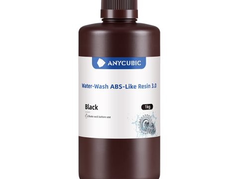 Фотополимерная смола для 3D-печати, Anycubic, Water-Wash ABS-Like Resin 3.0 SSXAB3BK-10, 1 литр, Black (Черный)