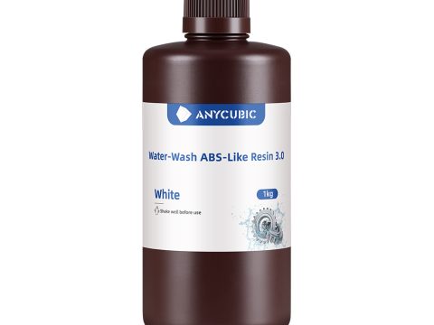 Фотополимерная смола для 3D-печати, Anycubic, Water-Wash ABS-Like Resin 3.0 SSXAB3WH-10, 1 литр, White (Белый)
