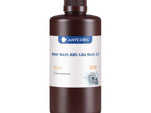 Фотополимерная смола для 3D-печати, Anycubic, Water-Wash ABS-Like Resin 3.0 SSXAB3BG-10, 1 литр, Beige (Бежевый)