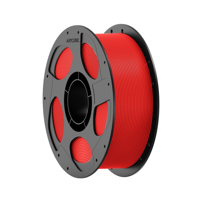 Филамент для 3D-печати, Anycubic, PLA High Speed Filament AHHSBR-10, 1 кг, Bright Red (Ярко-красный)