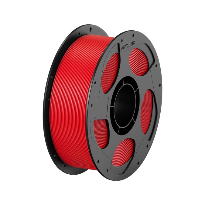 Филамент для 3D-печати, Anycubic, PLA High Speed Filament AHHSBR-10, 1 кг, Bright Red (Ярко-красный)