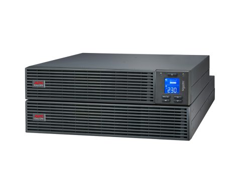 Источник бесперебойного питания, APC, Easy UPS SRV2KRILRK-E , Комплект: SRVPM2KRIL-E - 1шт, SRV72RLBP-9A-1шт, SRVRK1-2 шт, Онлайн, Мощность 2000ВА/1800Вт, Стоечный 4U, 230В, Вых:4x IEC C13, Intelligent Card Slot, LCD, Extended Runtime, W/ rail kit, Чёрный