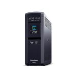 Источник бесперебойного питания, CyberPower, CP1350EPFCLCD, Мощность 1350ВА/810Вт, CPPFC-серия, Линейно-интерактивный, Напольный, LCD/USB-A*1/USB-C*1/RS-232/RJ11/RJ45/SNMPslot, AVR: 165-265В, АКБ 12В/7Ач*2 шт., Вых: 6xSchuko, Чёрный