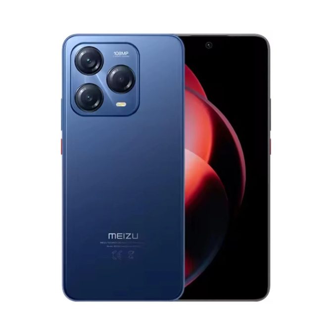 Смартфон, Meizu, Note22, 8GB 256GB, 6.78", Android 15, G99-MT6789, Камера 108Мп/32 Мп, 2436х1080, Bluetooth 5.1, 5000 мАч, (Blue) Синий Без зарядки