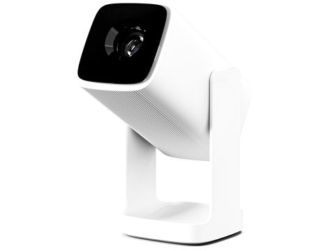 Проектор портативный, Wanbo Cube 1, LCD, 720p (HD), 200 ISO lumens, авто-трапеция, электрический фокус, 1.2:1, Android TV 11, Google Play, Widevine L1, Wi-Fi 2.4/5G, HDMI, USB, AUX, Alpine White
