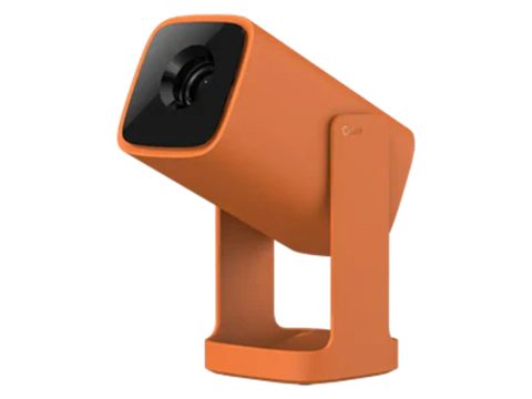 Проектор портативный, Wanbo Cube 1, LCD, 720p (HD), 200 ISO lumens, авто-трапеция, электрический фокус, 1.2:1, Android TV 11, Google Play, Widevine L1, Wi-Fi 2.4/5G, HDMI, USB, AUX, Canyon Orange
