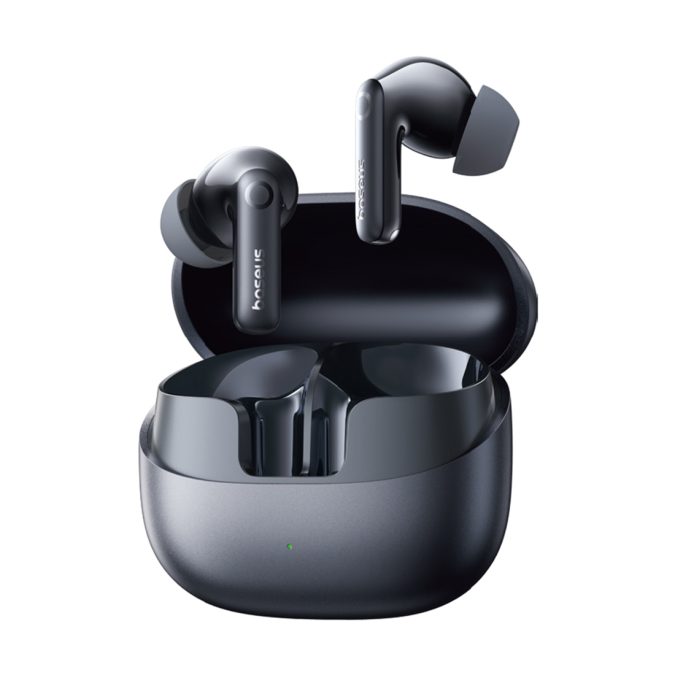Наушники, Baseus, (A0010504), Bass BP1 Pro, In-Ear True Earbuds, Bluetooth 6.0, Технология Hi-Res Audio (LDAC), Адаптивное активное шумоподавление ANC, 6 микрофонов AI ENC для звонков, Сенсорное управление, Игровой режим низкой задержки, Защита IP55, Быстрая зарядка BRC (10 мин = 2.5 ч), До 55 часов работы с кейсом, USB-C, Черный