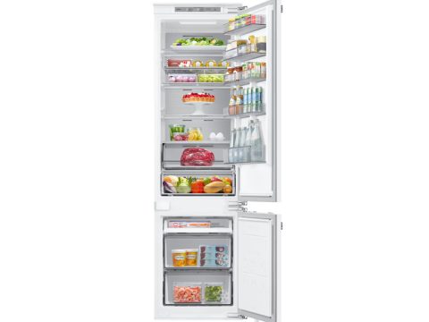 Встраиваемый холодильник с нижней морозильной камерой, Samsung, BRB80F30A1F0WT, 294 л, Объем морозильной камеры 82 л, Twin Cooling, Wifi, Белый