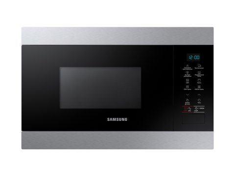 Встраиваемая микроволновая печь, Samsung, MG22M8074AT/BW, Гриль БИО-Керамическое покрытие, Объем 22 л, Мощность 850 Вт, Серый