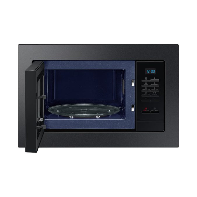 Встраиваемая микроволновая печь ,Samsung ,MS20A7013AB/BW, Соло БИО-Керамическое покрытие, Объем 20 л, Мощность 850Вт, Черный