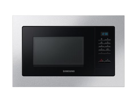 Встраиваемая микроволновая печь ,Samsung ,MS20A7013AT/BW, Соло БИО-Керамическое покрытие, Объем 20 л, Мощность 850Вт, Серый