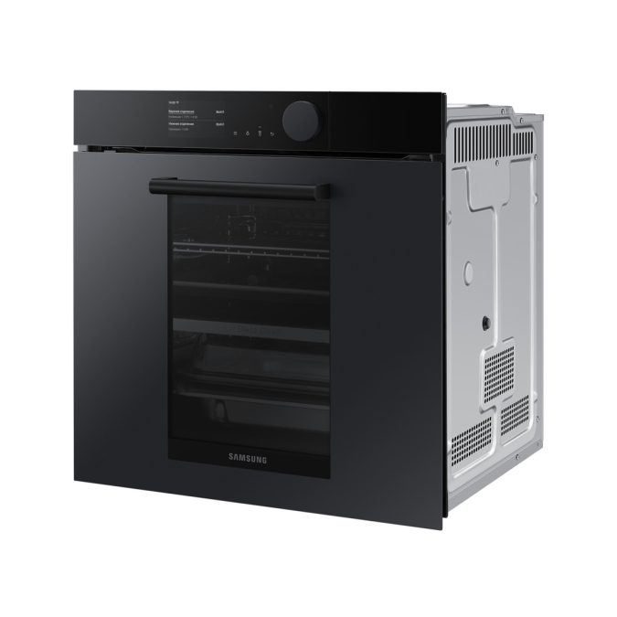 Духовой шкаф, Samsung, NV75T9979CD/WT, Infinite Line Dual Cook Steam, Объем 75л , Мощность 3650-3950Вт, Диапазон температур 40~250 °C, Черный