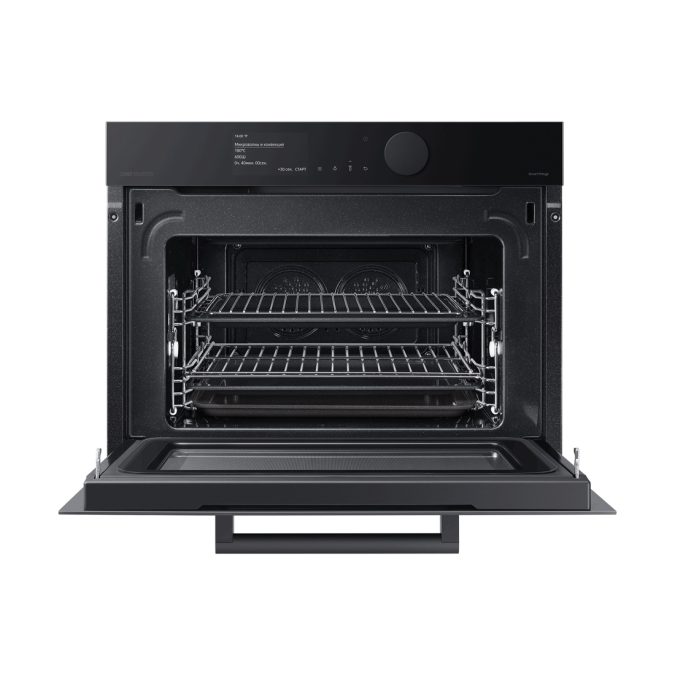 Духовой шкаф, Samsung, NQ50T9539BD/WT, СВЧ Infinite Line Dual Fan, Объем 50л, Мощность 2800Вт, WI-FI, Черный графит