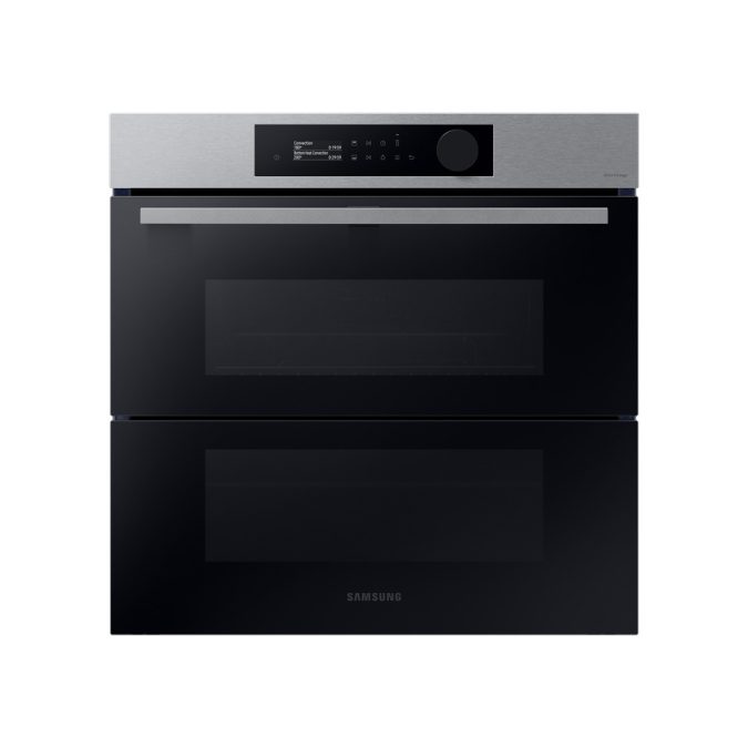 Духовой шкаф, Samsung, NV7B5745TAS/WT, Конвекция Dual Cook Flex, Объем 76л, Мощность 3650-3950Вт, Диапазон температур 40~250 °C, WI-FI, Нержавеющая сталь
