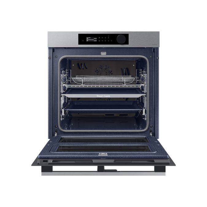 Духовой шкаф, Samsung, NV7B5745TAS/WT, Конвекция Dual Cook Flex, Объем 76л, Мощность 3650-3950Вт, Диапазон температур 40~250 °C, WI-FI, Нержавеющая сталь