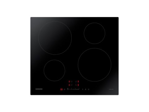 Варочная панель, Samsung, NZ64H37070K/WT, Индукционная, Sliding Control, Керамическое стекло, Мощность 7.2кВт, Черный